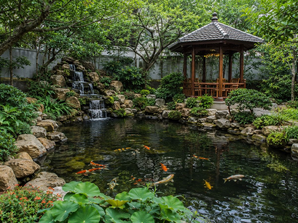 Kiến thức về hồ cá Koi